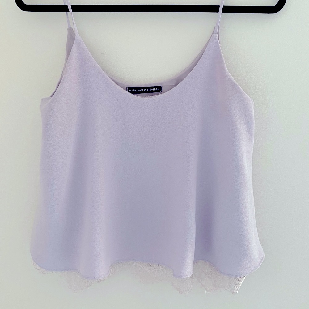 Harlowe & Graham Double Layer Lace Cami